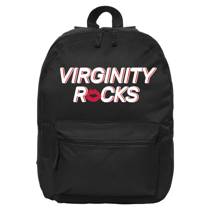 Virginity Rocks Kiss Lips 16 in Basic Backpack