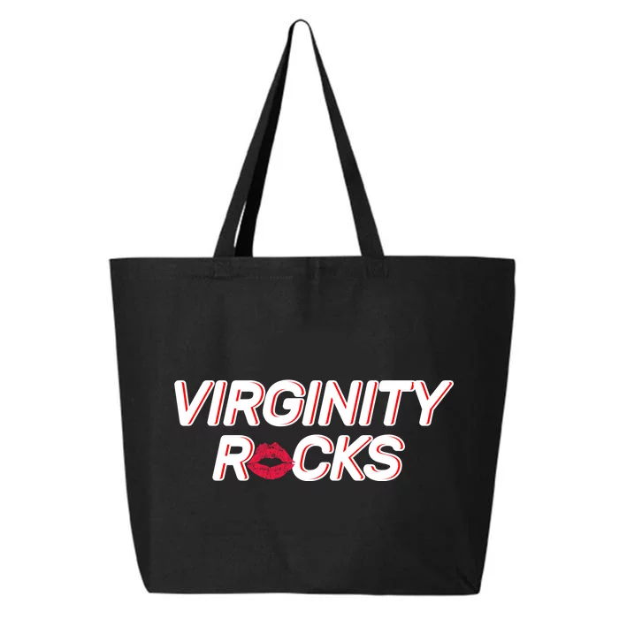 Virginity Rocks Kiss Lips 25L Jumbo Tote