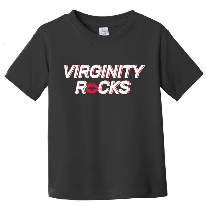 Virginity Rocks Kiss Lips Toddler T-Shirt