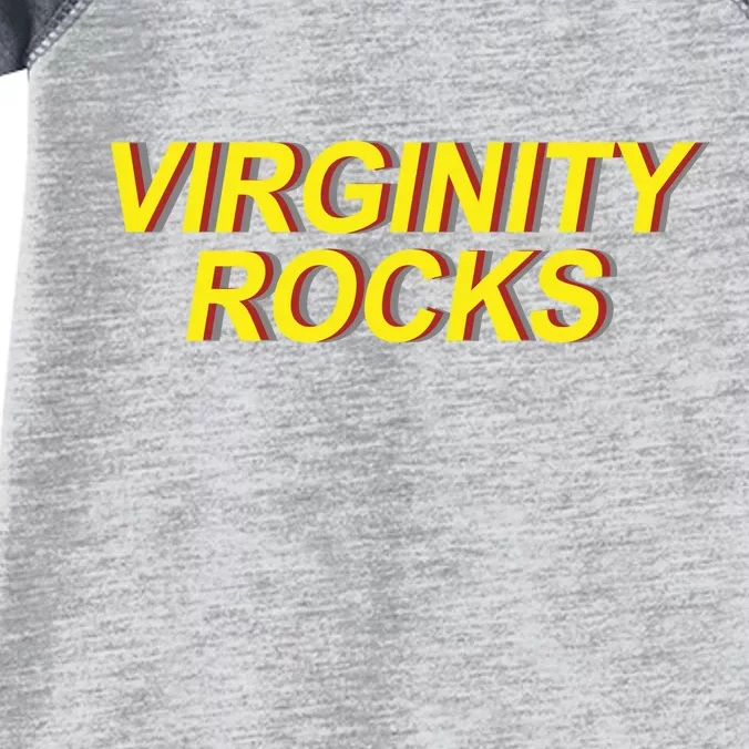 Virginity Rocks Retro Funny Infant Baby Jersey Bodysuit