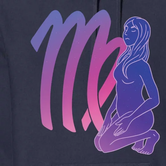 Virgo Girl Zodiac Sign Premium Hoodie