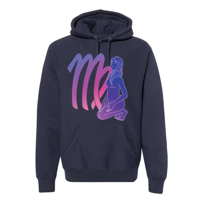 Virgo Girl Zodiac Sign Premium Hoodie