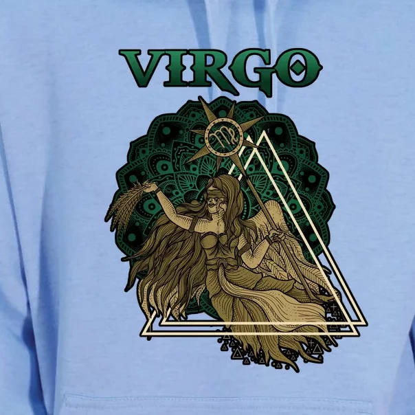 Virgo stylized design Unisex Surf Hoodie