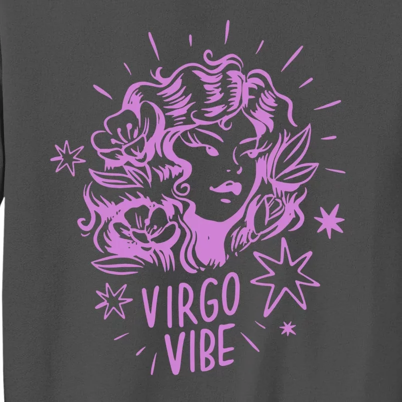 Virgo Vibe Zodiac Tall Sweatshirt