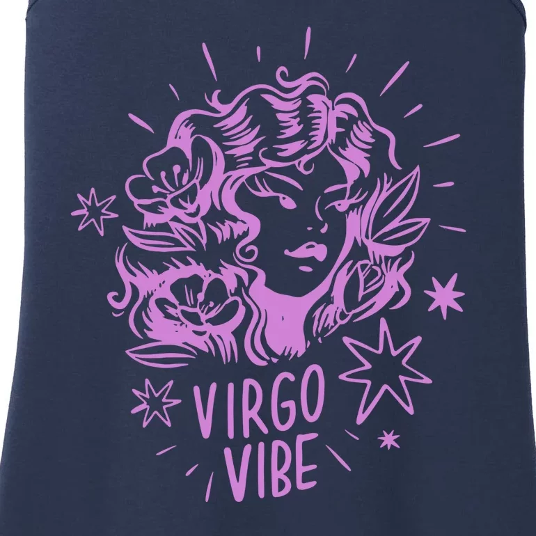 Virgo Vibe Zodiac Ladies Essential Tank