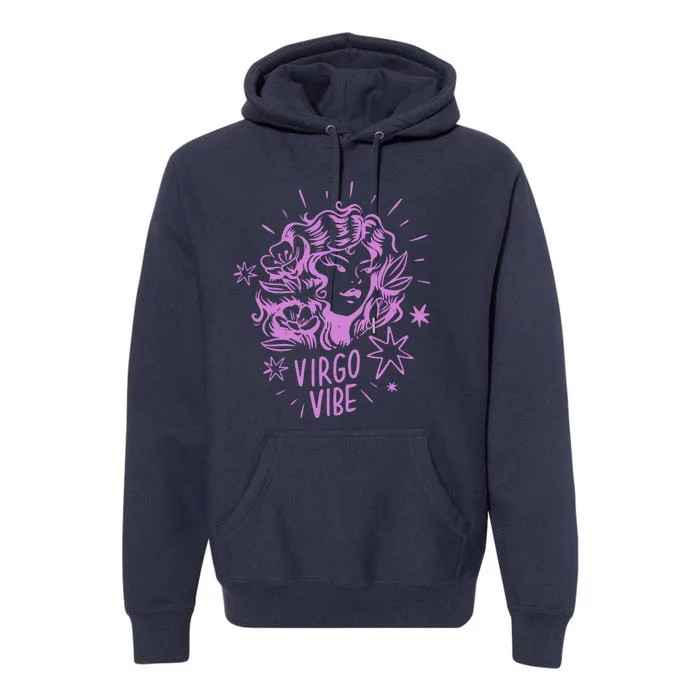 Virgo Vibe Zodiac Premium Hoodie