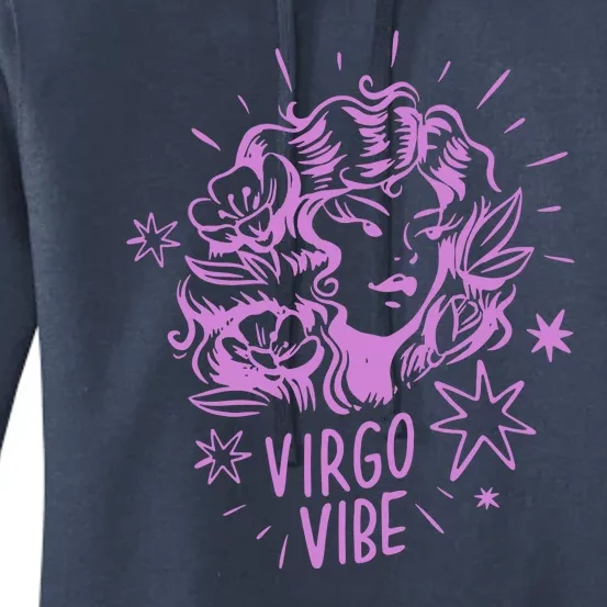 Virgo Vibe Zodiac Women's Pullover Hoodie