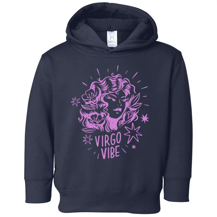 Virgo Vibe Zodiac Toddler Hoodie