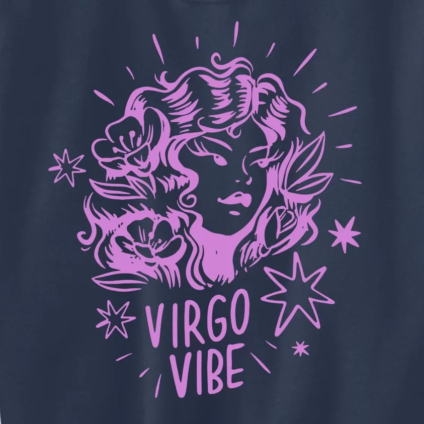 Virgo Vibe Zodiac Kids Sweatshirt