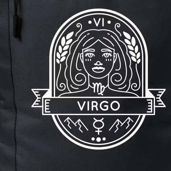 Virgo Zodiac Symbol Design Daily Commute Backpack