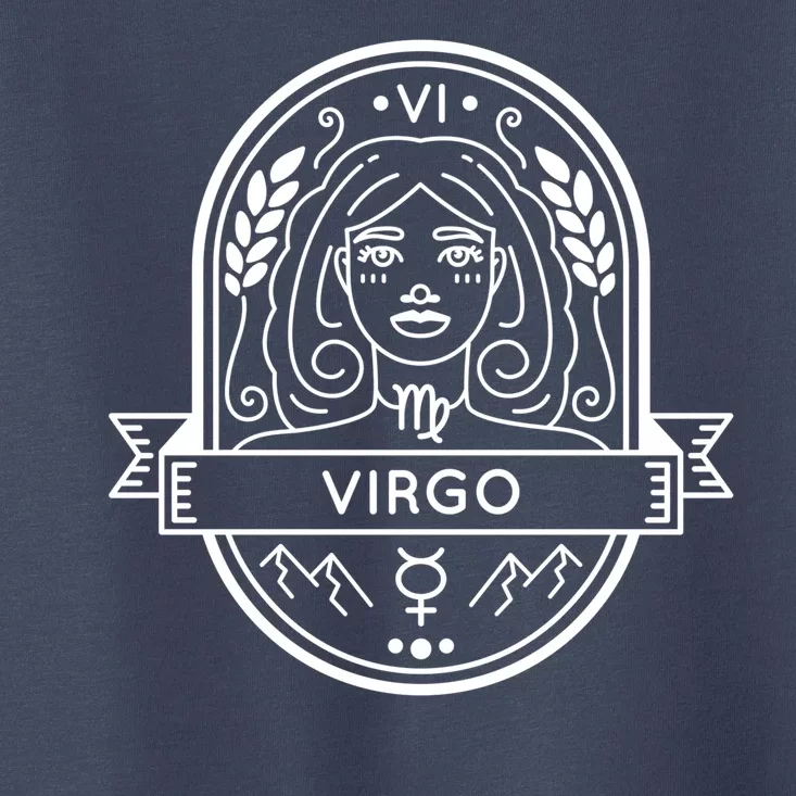 Virgo Zodiac Symbol Design Toddler T-Shirt