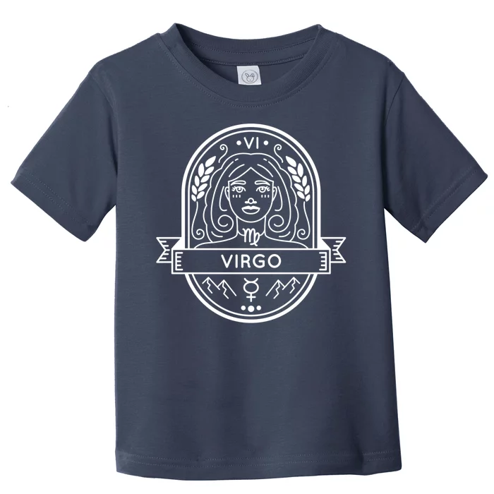 Virgo Zodiac Symbol Design Toddler T-Shirt