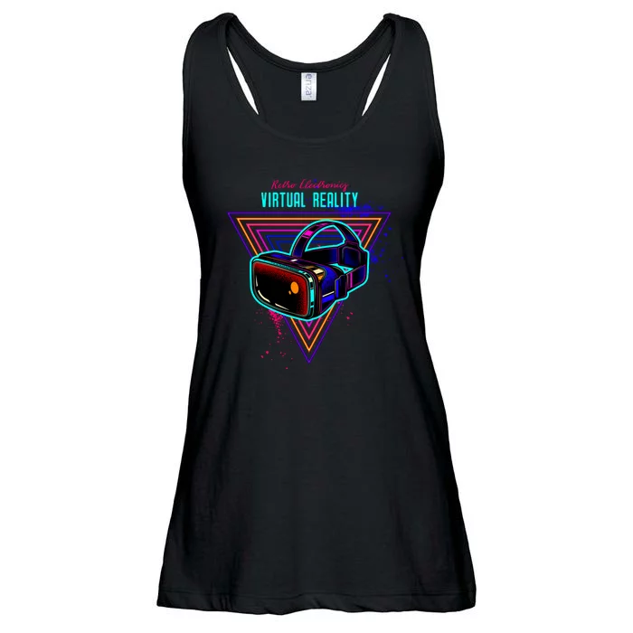 Virtual Reality Neon Ladies Essential Flowy Tank