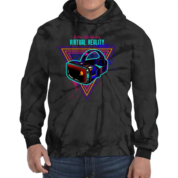 Virtual Reality Neon Tie Dye Hoodie