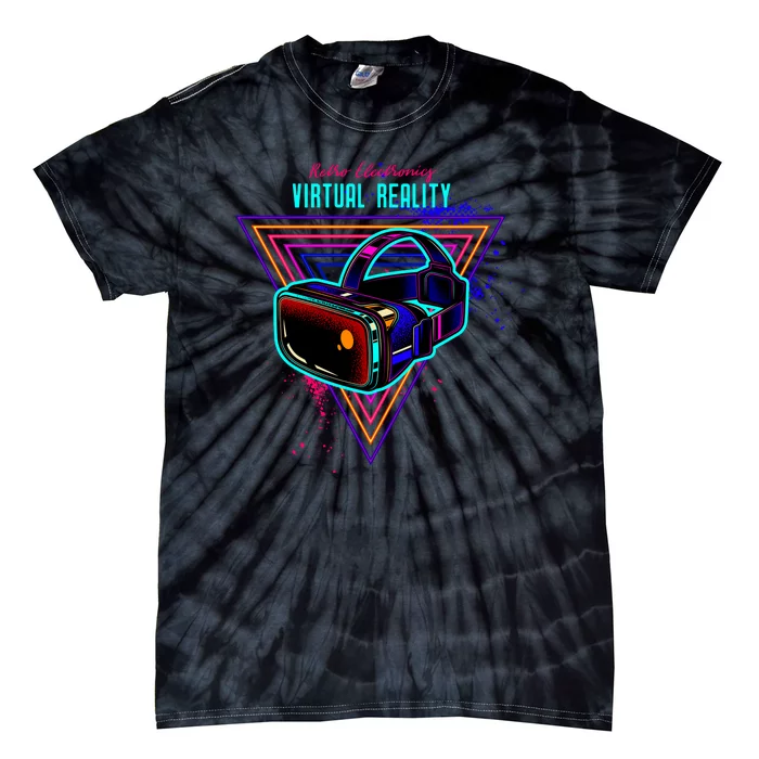 Virtual Reality Neon Tie-Dye T-Shirt