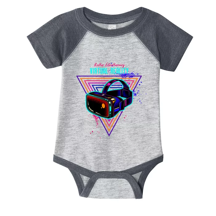 Virtual Reality Neon Infant Baby Jersey Bodysuit