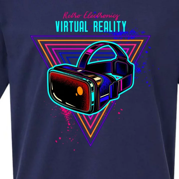 Virtual Reality Neon Sueded Cloud Jersey T-Shirt