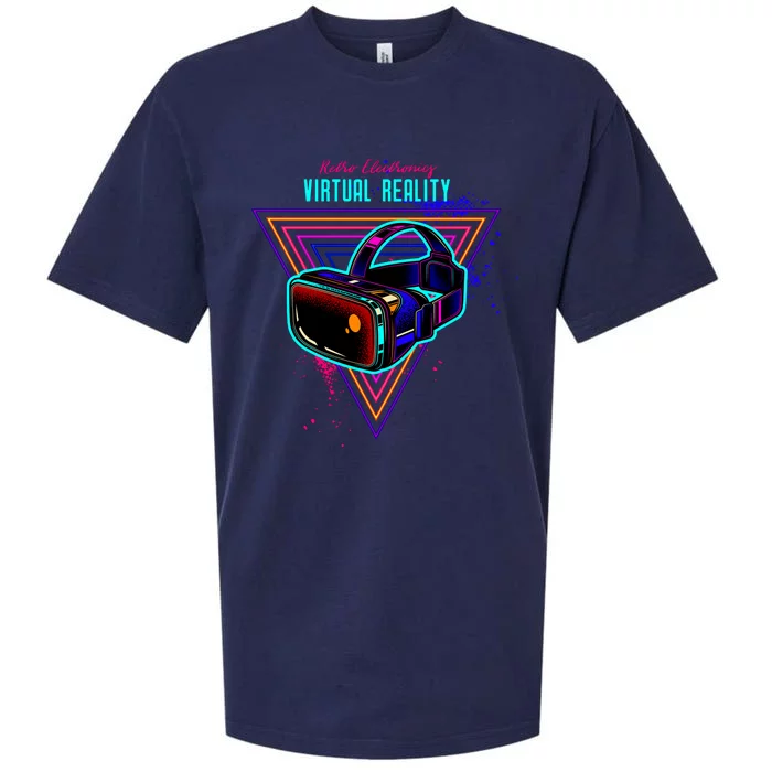 Virtual Reality Neon Sueded Cloud Jersey T-Shirt