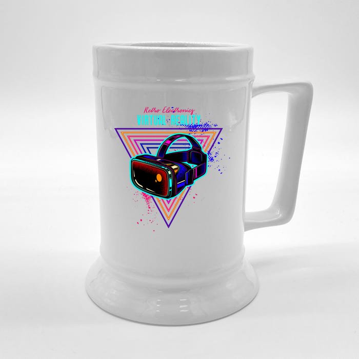 Virtual Reality Neon Front & Back Beer Stein