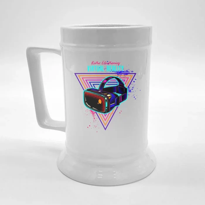 Virtual Reality Neon Front & Back Beer Stein