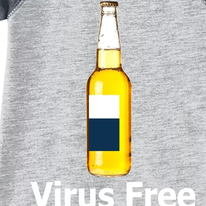 Virus Free Beer Bottle Infant Baby Jersey Bodysuit