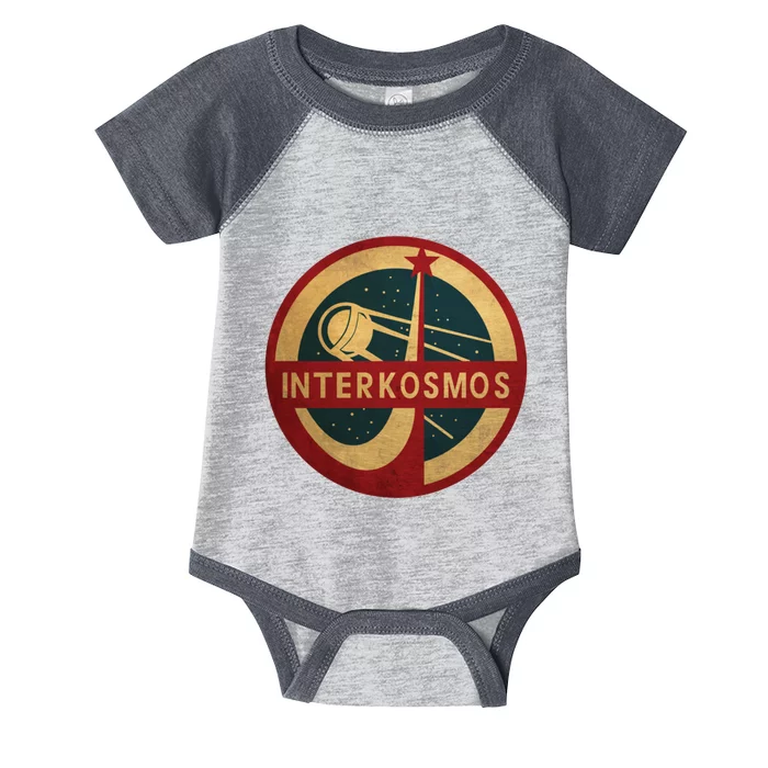 Vintage Interkosmos Space Program Sputnik Satellite Infant Baby Jersey Bodysuit