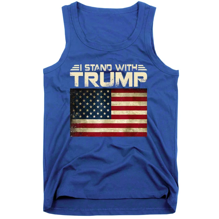 Vintage I Stand With Trump Tank Top