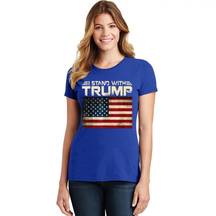 Vintage I Stand With Trump Women's T-Shirt