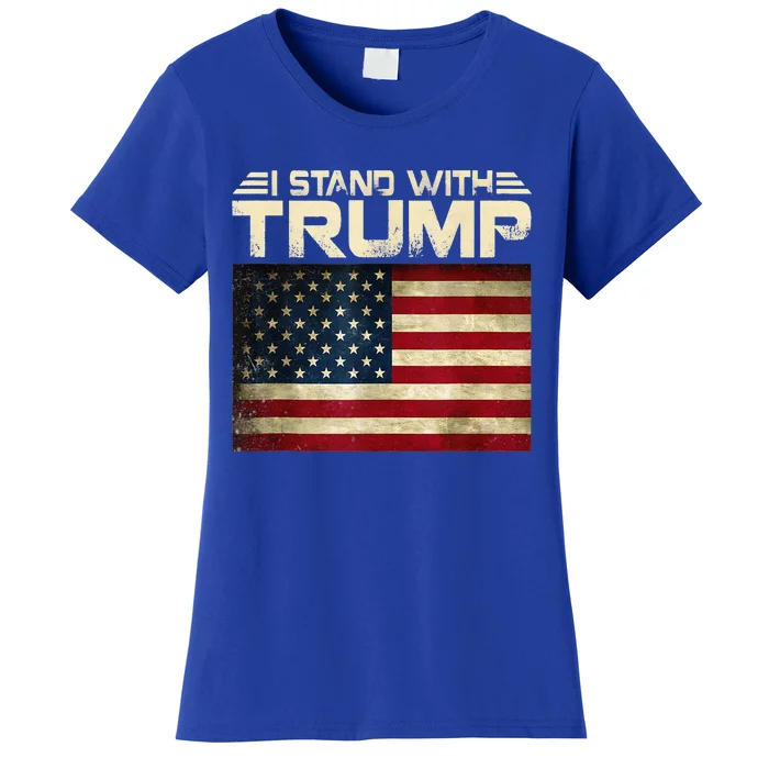 Vintage I Stand With Trump Women's T-Shirt