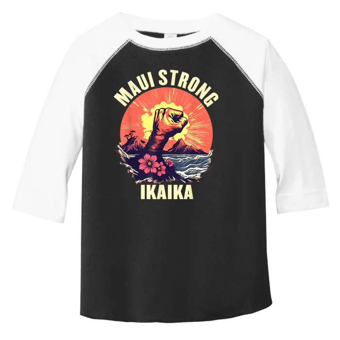 Vintage Ikaika Strong Maui Hawaii Island I Love Hawaii Toddler Fine Jersey T-Shirt