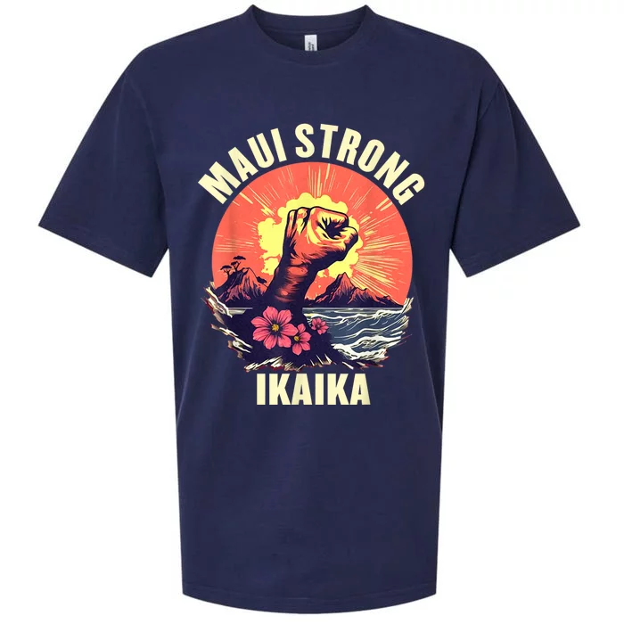 Vintage Ikaika Strong Maui Hawaii Island I Love Hawaii Sueded Cloud Jersey T-Shirt