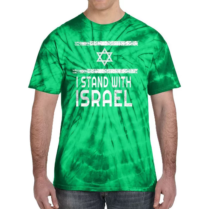 Vintage I Stand With Israel Tie-Dye T-Shirt