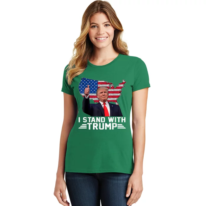 Vintage I Stand With Trump Pro Trump Women's T-Shirt