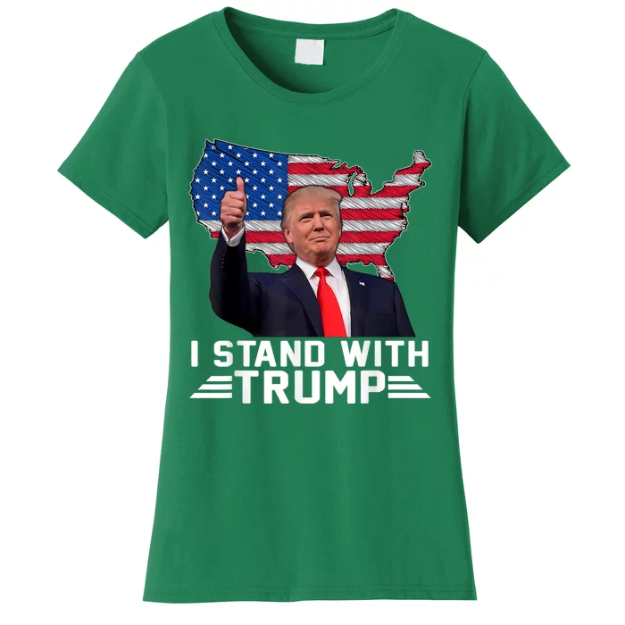 Vintage I Stand With Trump Pro Trump Women's T-Shirt