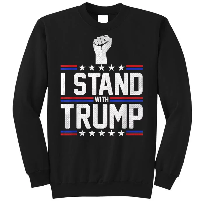 Vintage I Stand With Trump Pro Trump Supporter Sweatshirt