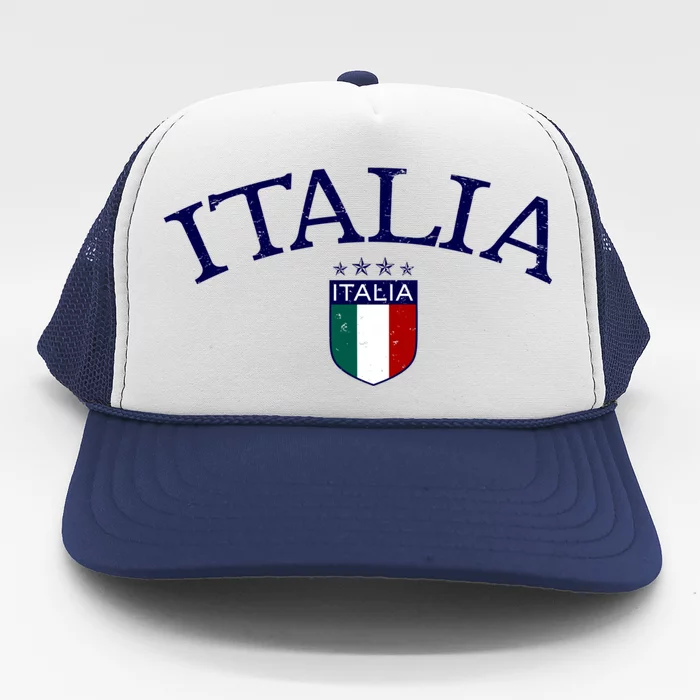 Vintage Italia Soccer Gift Trucker Hat