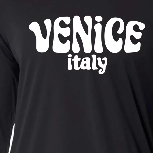 Venice Italy Souvenir Cooling Performance Long Sleeve Crew