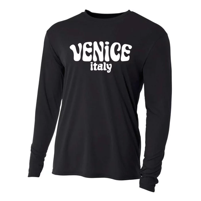 Venice Italy Souvenir Cooling Performance Long Sleeve Crew