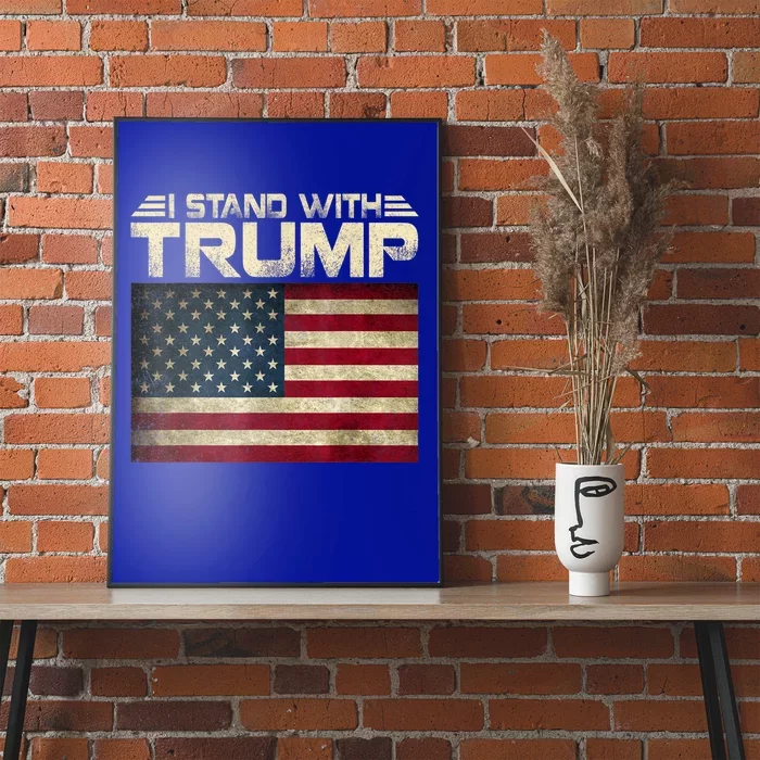 Vintage I Stand With Trump Pro Trump Poster