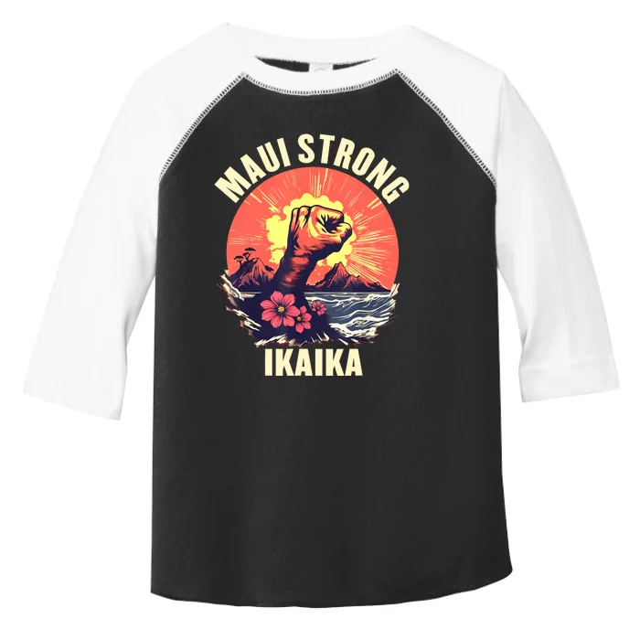 Vintage Ikaika Strong Maui Hawaii Island I Love Hawaii Toddler Fine Jersey T-Shirt