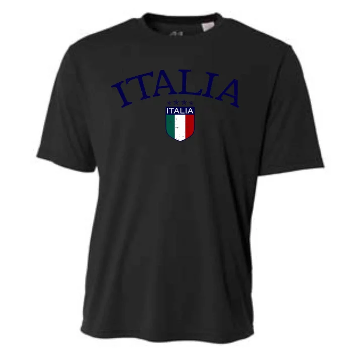 Vintage Italia Soccer Gift Cooling Performance Crew T-Shirt