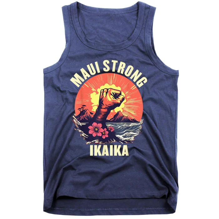 Vintage Ikaika Strong Maui Hawaii Island I Love Hawaii Tank Top