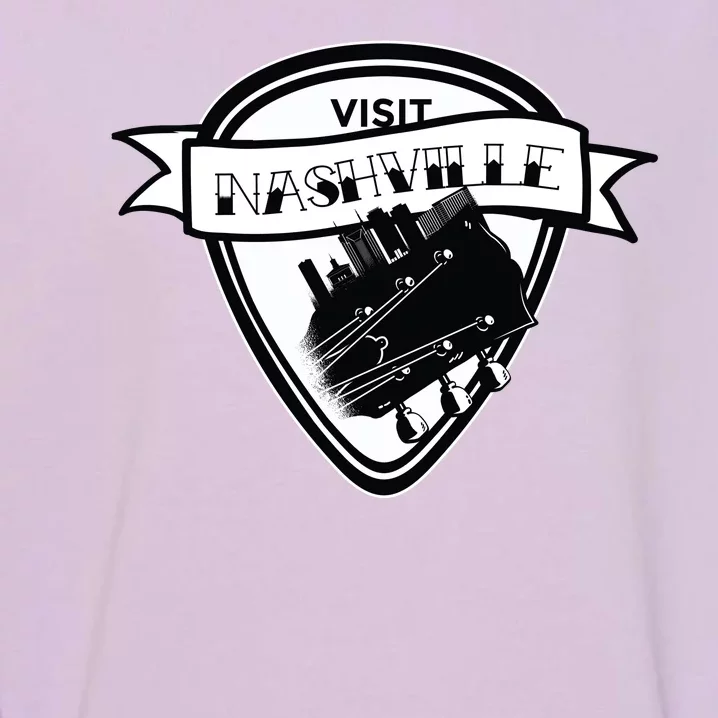 Visit Nashville Guitar Garment-Dyed Sweatshirt