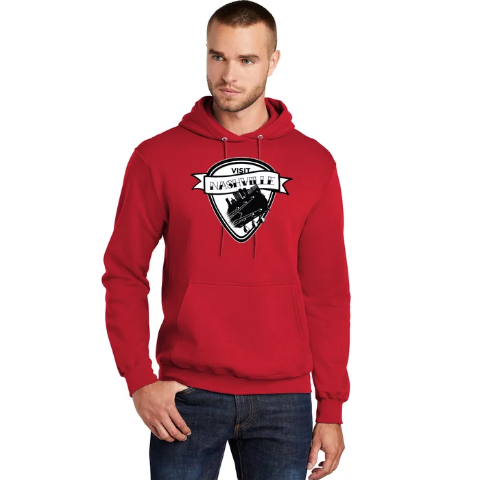 Visit Nashville Guitar Hoodie