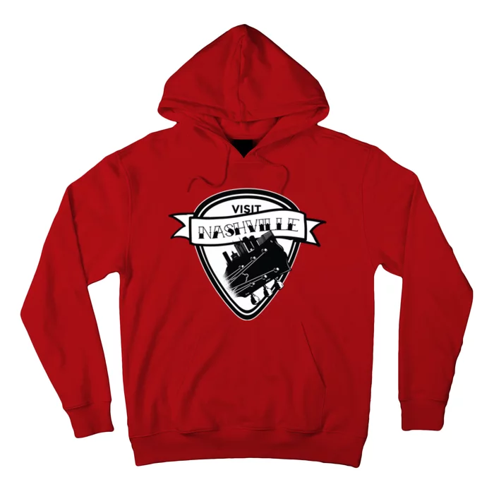 Visit Nashville Guitar Hoodie