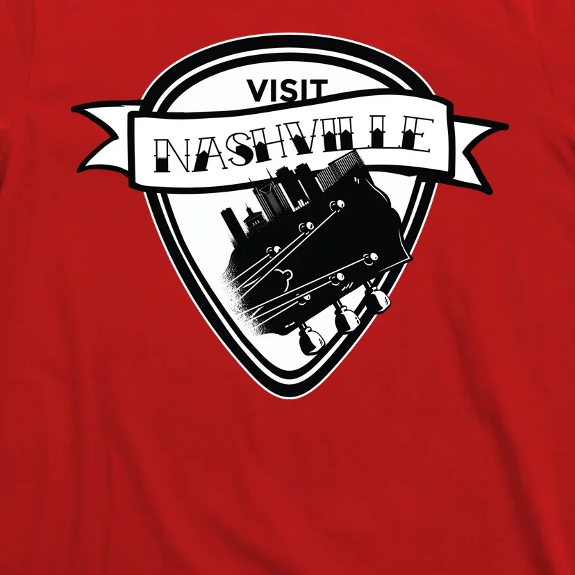 Visit Nashville Guitar T-Shirt