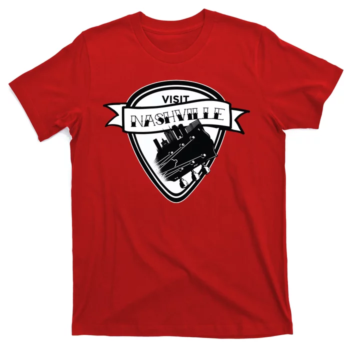 Visit Nashville Guitar T-Shirt