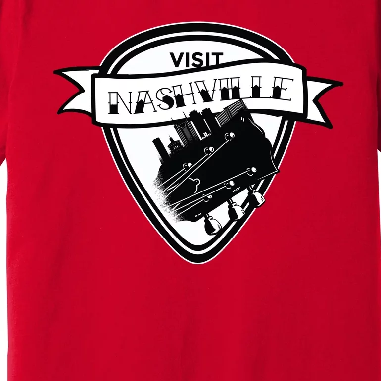 Visit Nashville Guitar Premium T-Shirt