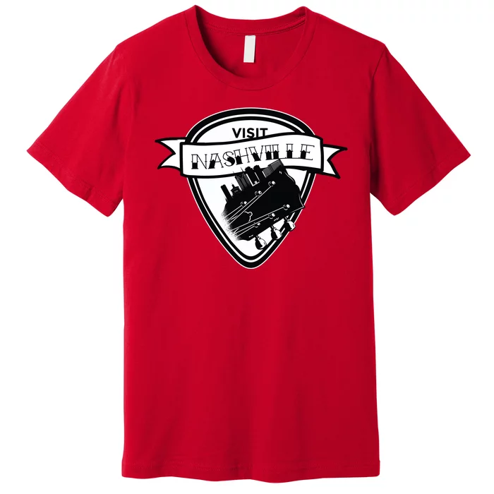 Visit Nashville Guitar Premium T-Shirt