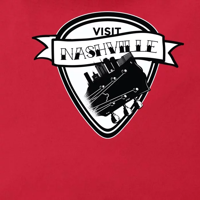 Visit Nashville Guitar Zip Tote Bag